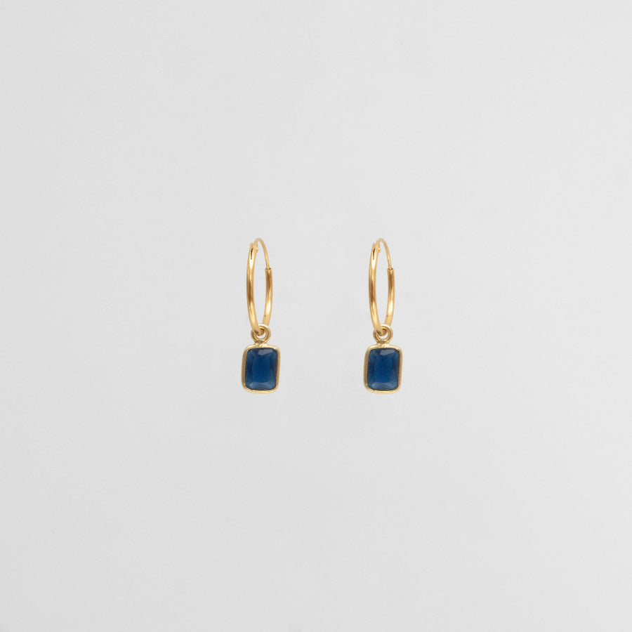 BLUE AGATE BAUGEETE HOOP