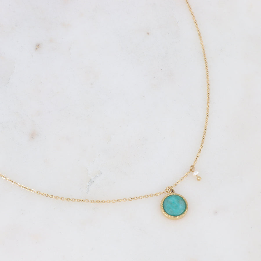 THE LIX NECKLACE - AMAZONITE