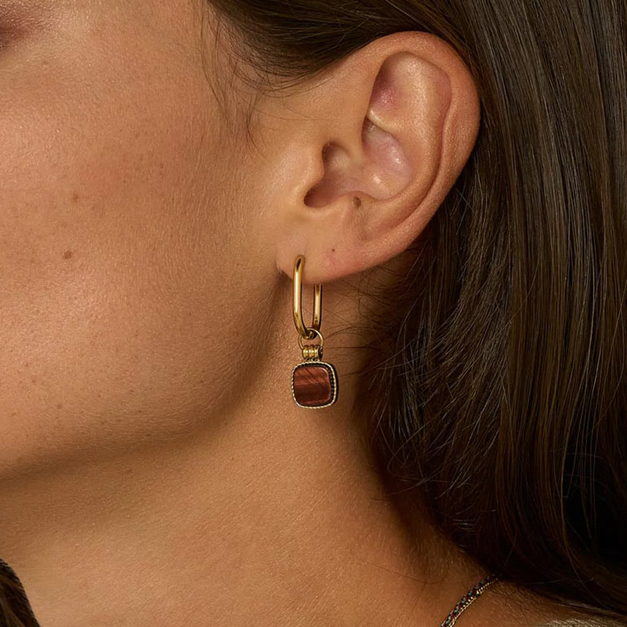 LIANA LAPIS LAZULI WATERPROOF HEALING EARRINGS