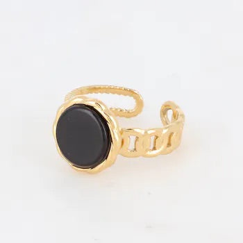BLACK ONYX JANE RING