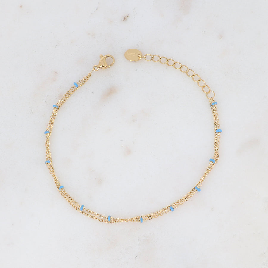 THE DELIAH BLUE OPAL BRACELET