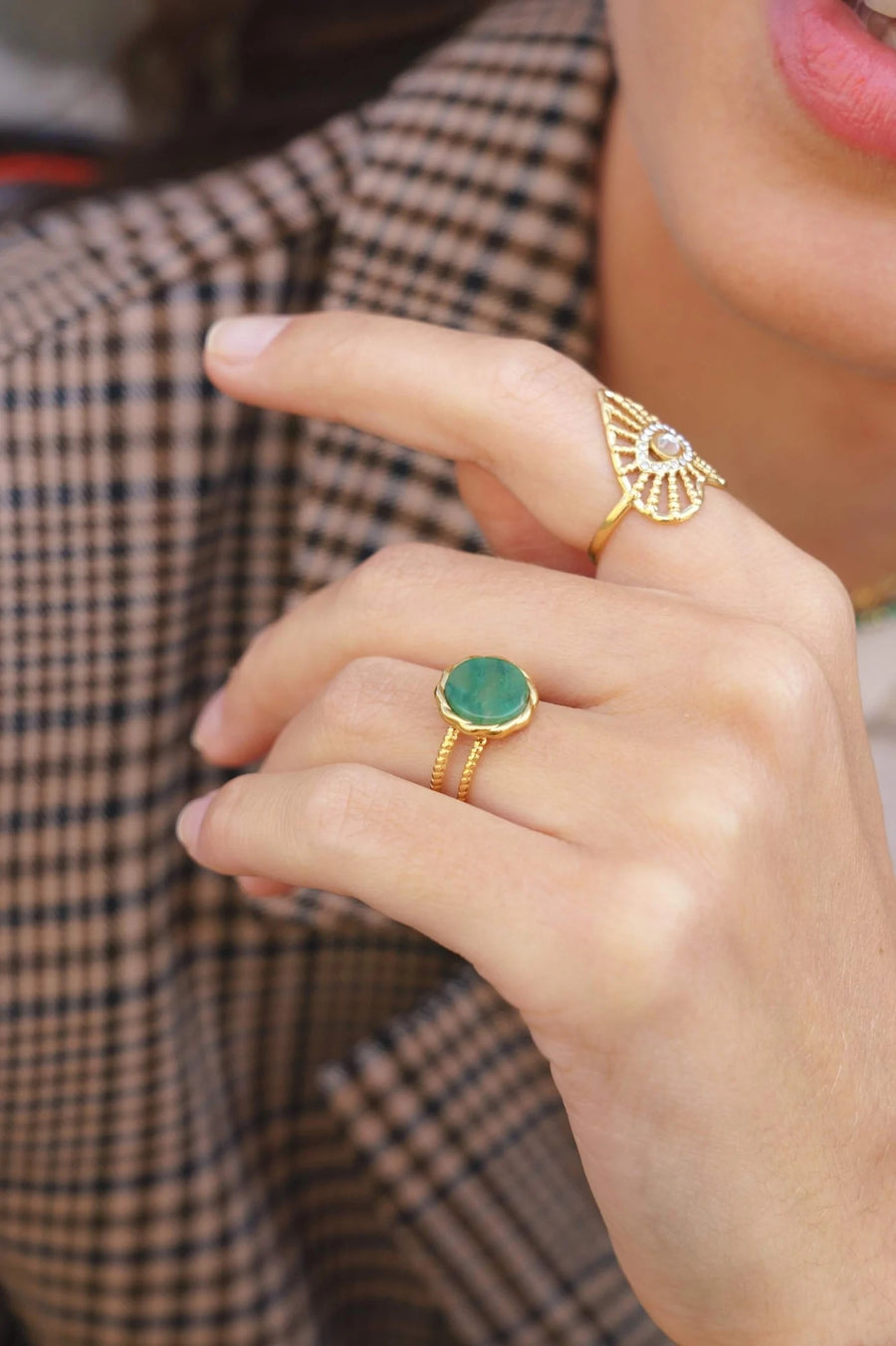 BLACK ONYX JANE RING
