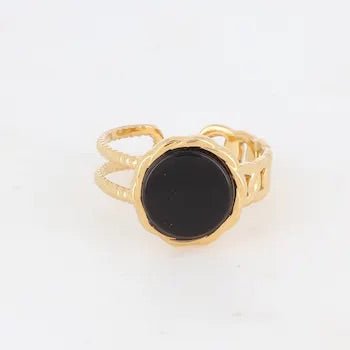 BLACK ONYX JANE RING