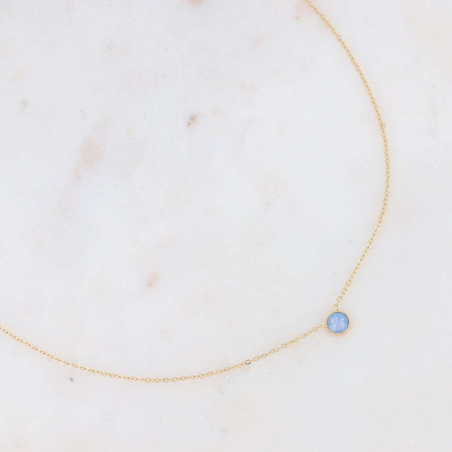THE WILLOW BLUE OPAL NECKLACE